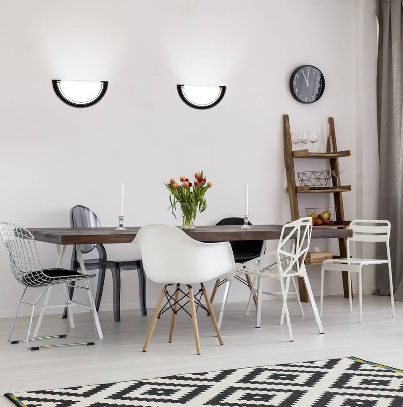 Wenge plafon sufitowy 30 cm do salonu STANDARD jednopunktowy