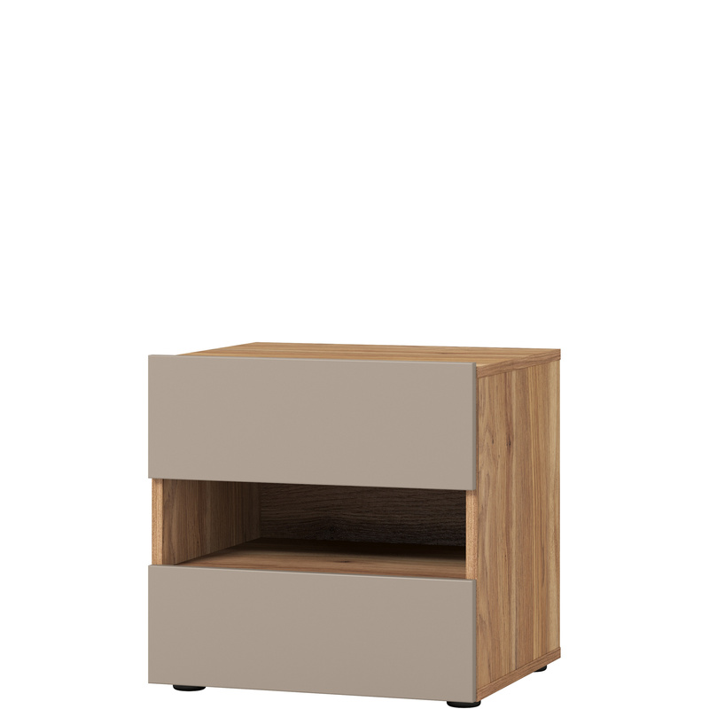 Nowoczesna szafka nocna z szufladami 46 cm IMPRESSIO