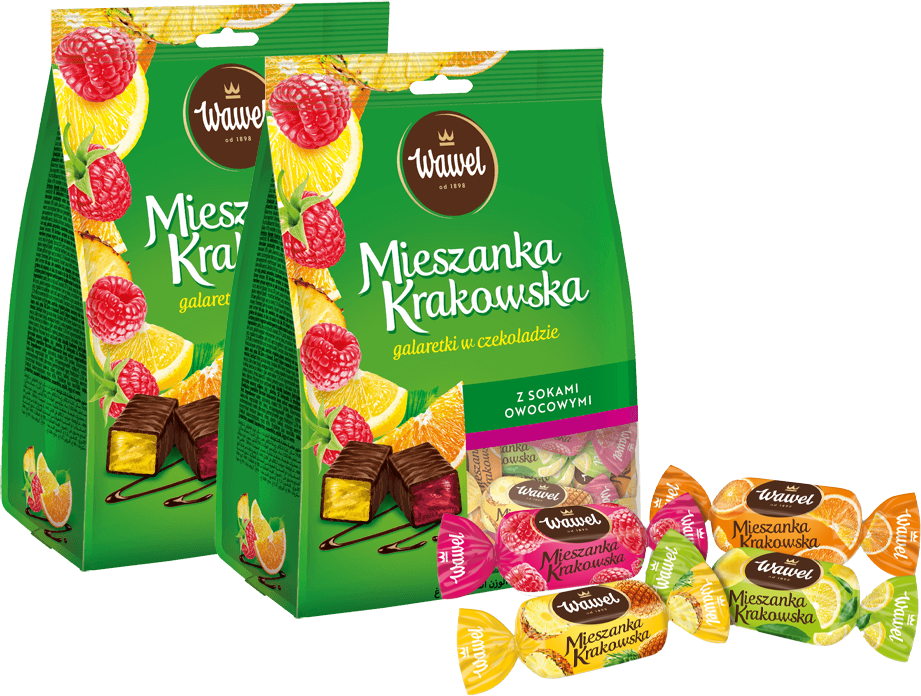 2x Cukierki mieszanka Krakowska Wawel, 245g