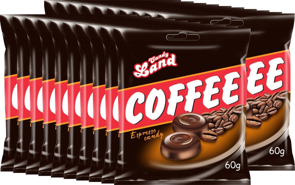 20x Karmelki Coffee Jedność, kawowy, 60g