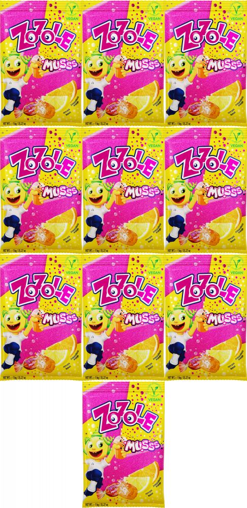 10x Cukierki Mieszko Zozole, cytryna/pomarańcza, 1kg