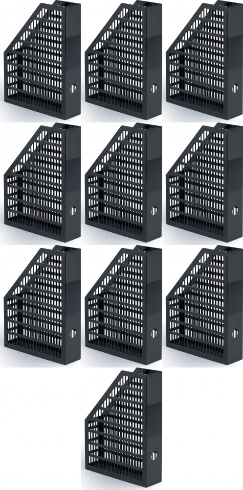 10x Organizer na katalogi Durable Economy, A4, antracytowy