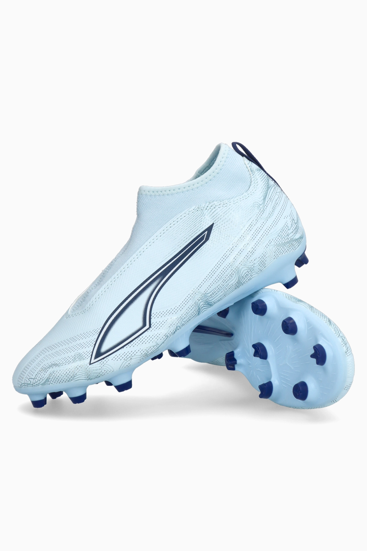 Korki Puma Ultra 6 Match+ LL FG/AG Junior - Niebieski