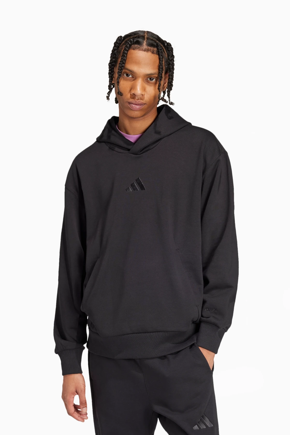 Bluza z kapturem adidas All SZN Fleece - Czarny