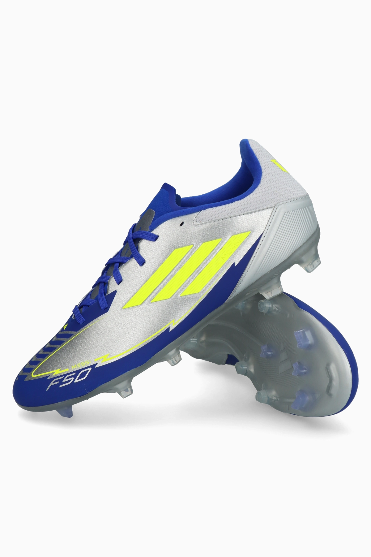 Korki adidas F50 League Messi FG/MG - Srebrny