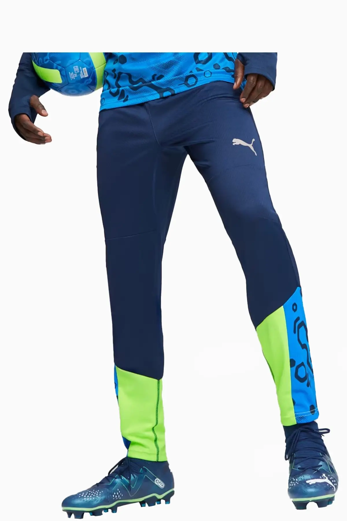 Spodnie Puma individualCUP Training - Granatowy
