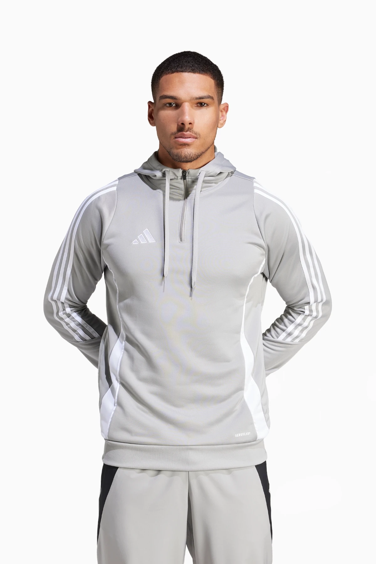 Bluza z kapturem adidas Tiro 24 Training - Szary