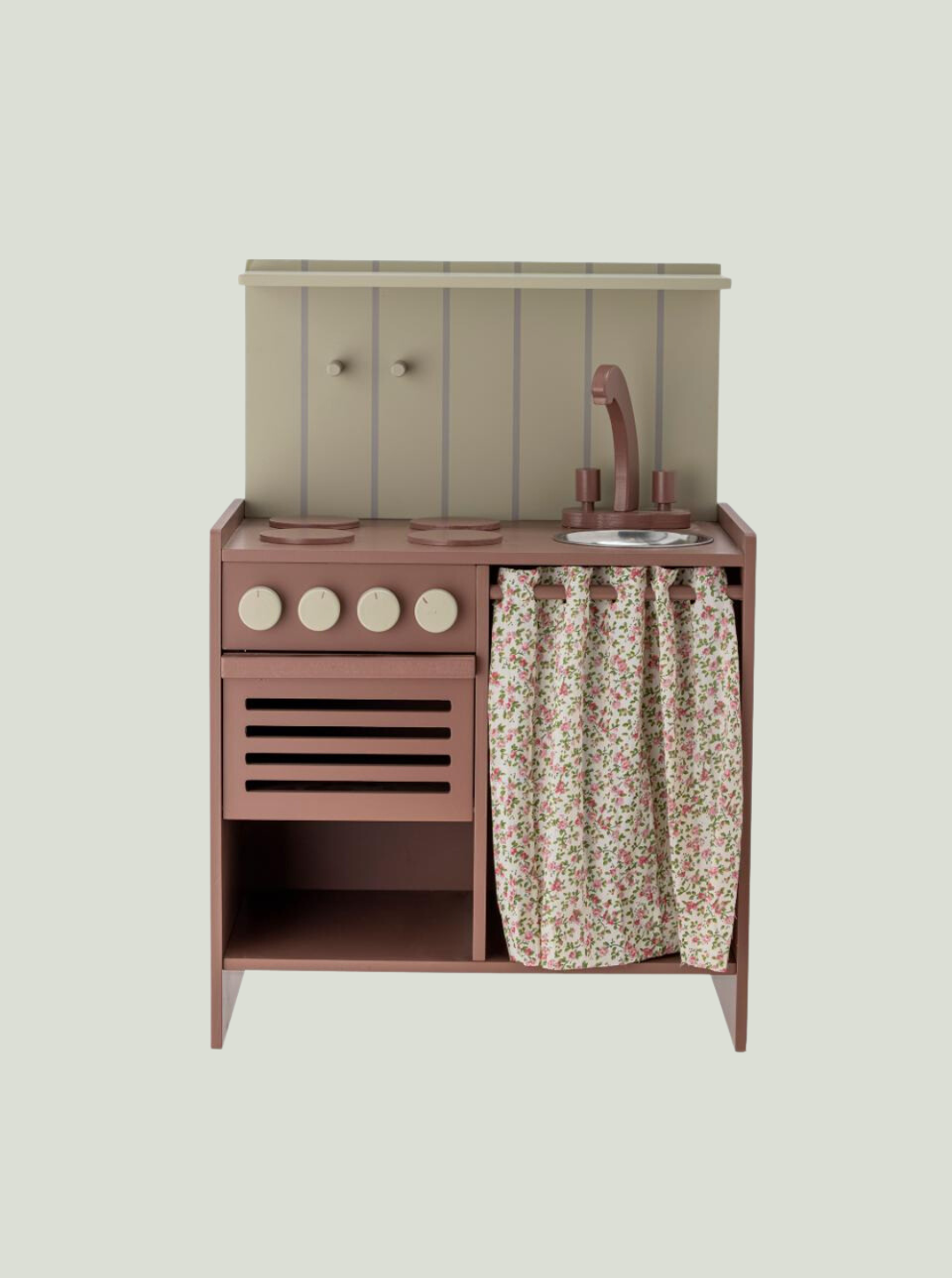 Drewniana kuchnia dla dzieci Minipiec Pippi, brązowy Bloomingville Mini