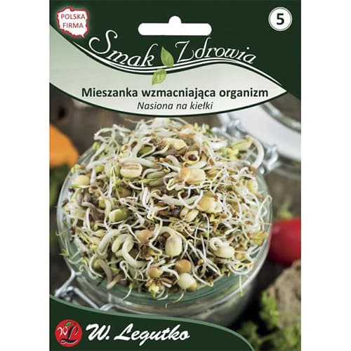 1 szt, Keimsprossen - Eine Mischung zur Stärkung des Körpers - Samen: Ilość w opakowaniu: 30 g
