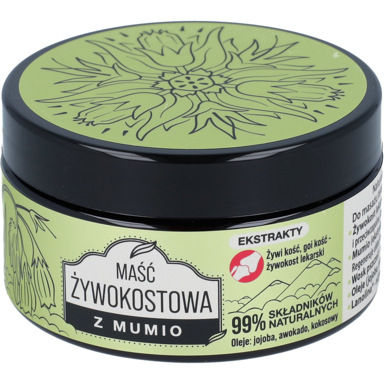 Nami - magiczne mumio, maść z żywokostem, 70 ml