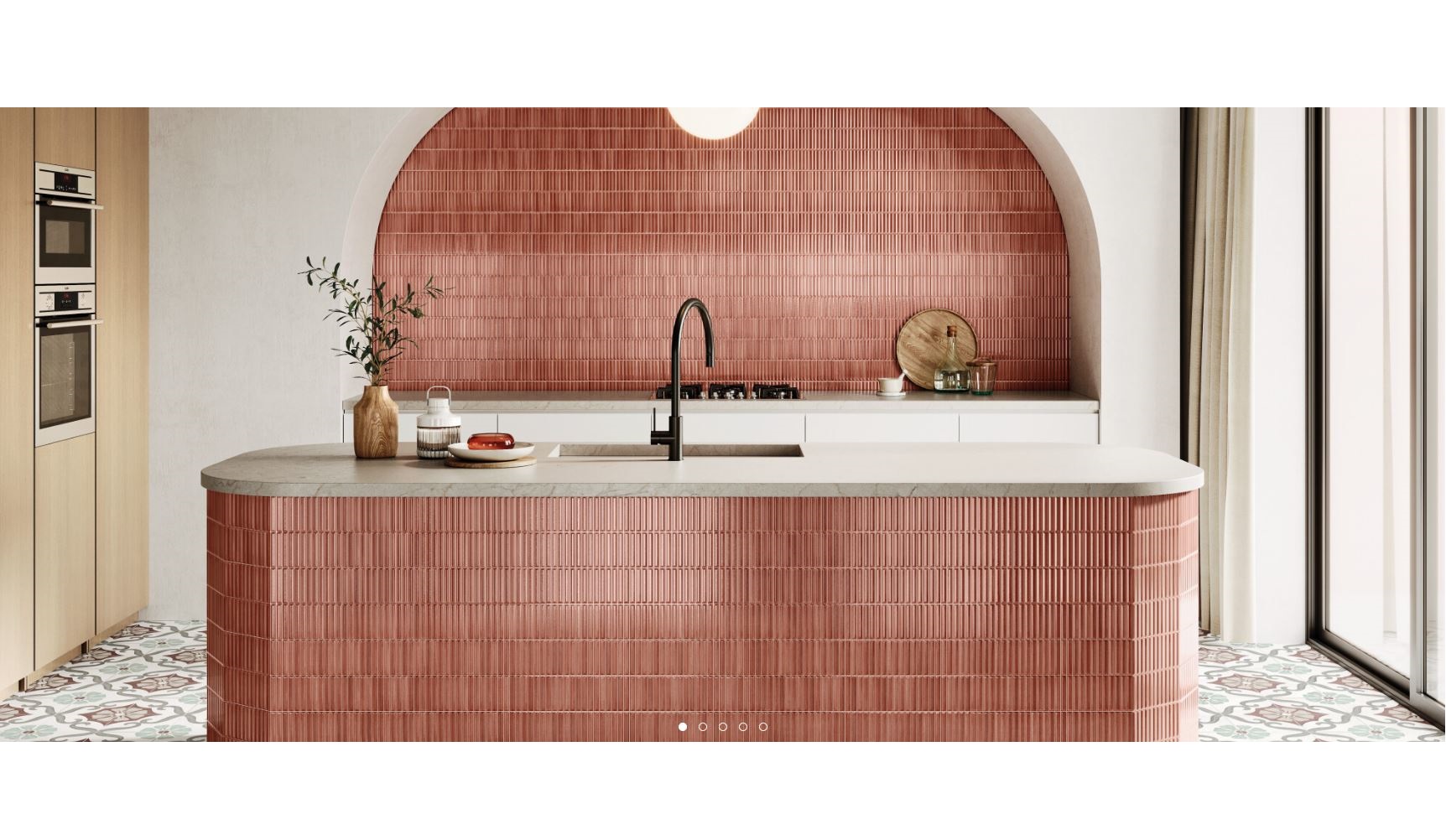 Peronda Harmony dekor ścienny 20x20 cm ceglasta-czerwona