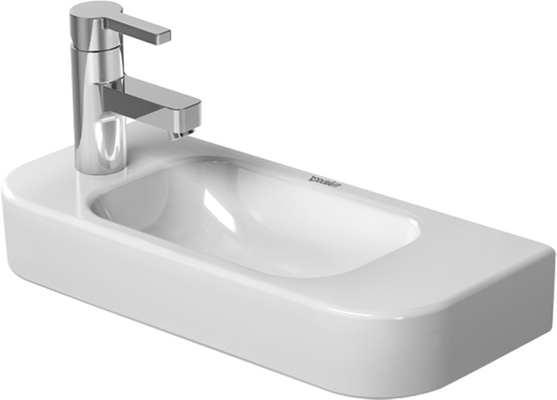 Duravit Happy D.2 umywalka 50x22 cm ścienna półokrągła biała 0711500009