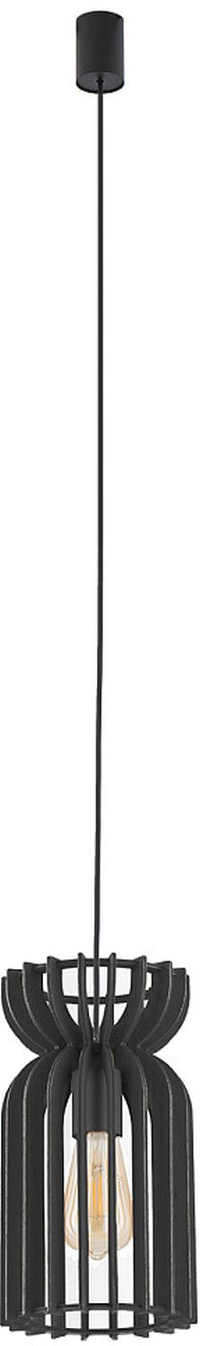 Nowodvorski Lighting Kymi Black B lampa wisząca 1x60W czarna 10574