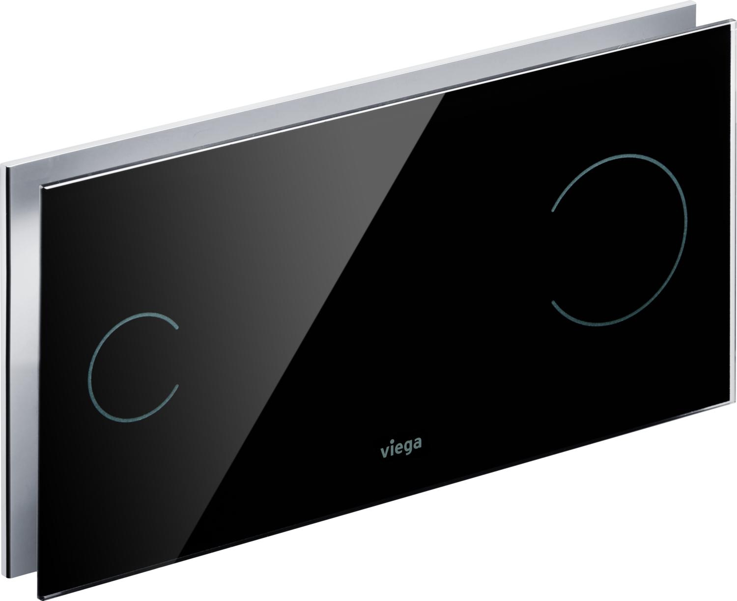 Viega Visign for More 100 przycisk spłukujący do WC czarny 597498