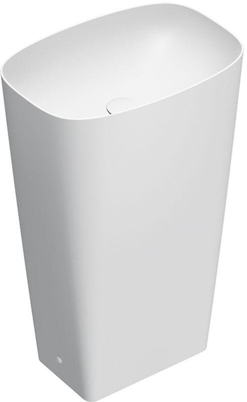 Catalano Colori umywalka 55x38 cm prostokątna wolnostojąca biała 0428550021