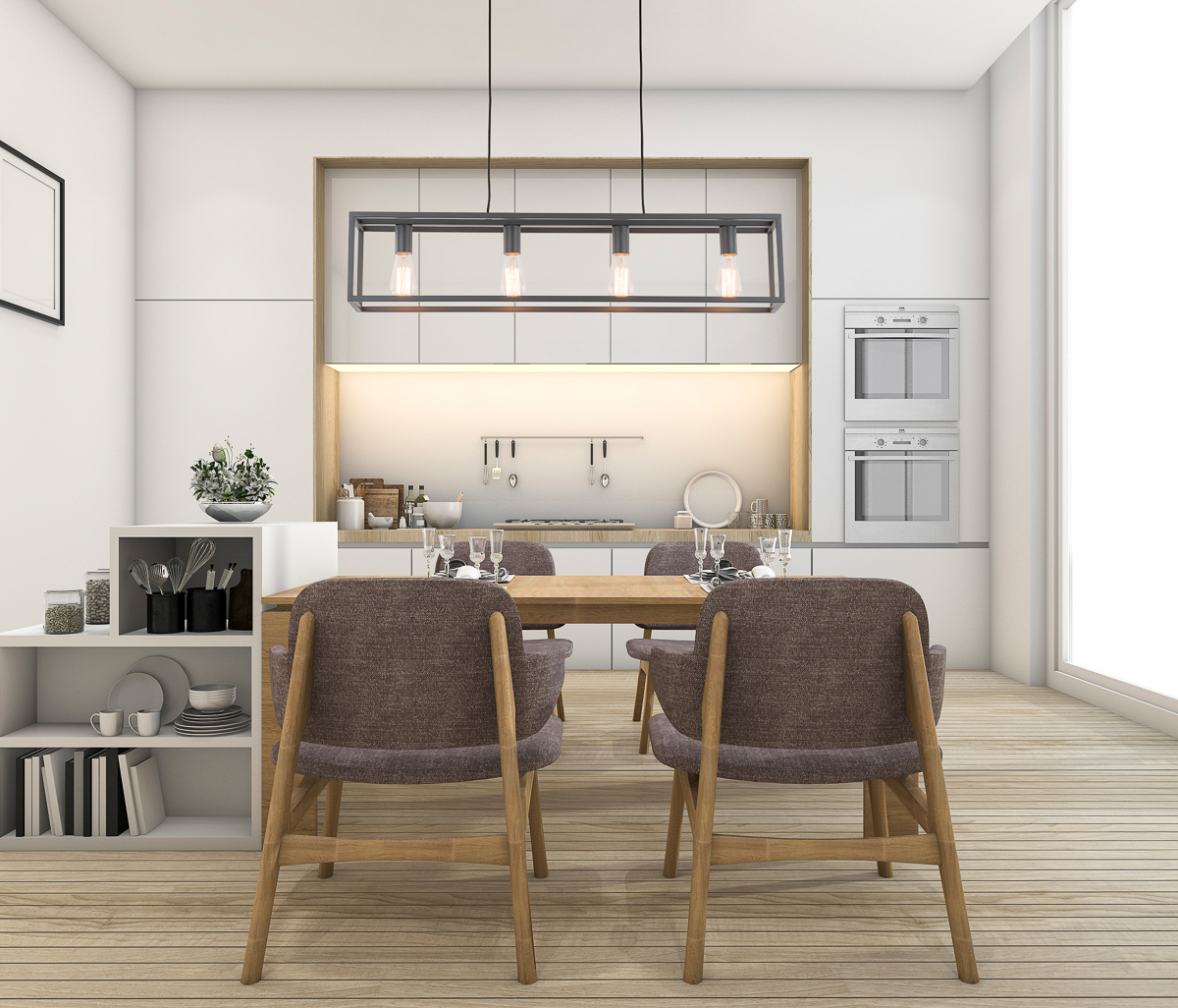 Italux Sigalo lampa wisząca 4x60 W chrom MD-BR4366-D4 CH