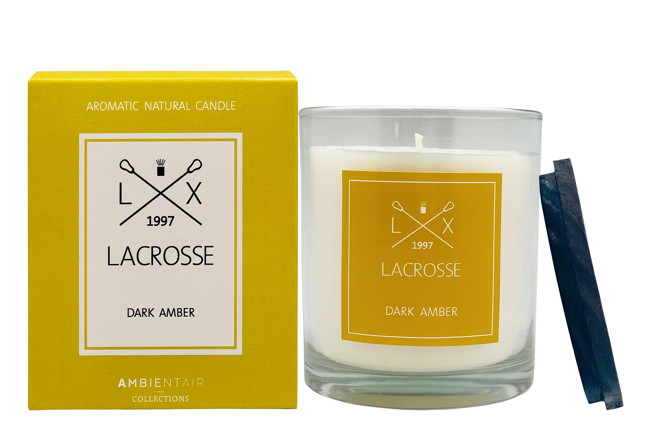 Lacrosse Dark Amber świeca zapachowa roślinna 60 h ZVV060ASLC - Wysyłka w 24h