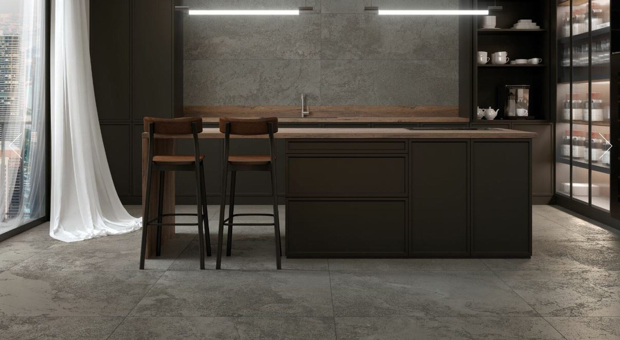 Museum by Peronda Chicago Moon Shaped płytka ścienno-podłogowa 100x100 cm