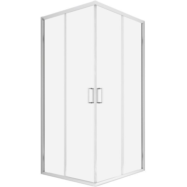 NEW TRENDY Kabina SUVIA kwadratowa 80x80x185 szkło czyste 5mm K-0791