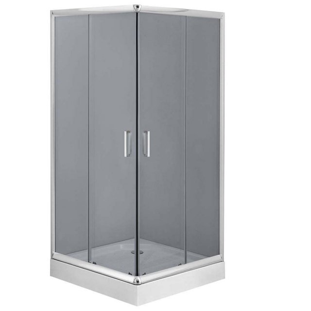 DEANTE Kabina prysznciowa kwadratowa FUNKIA 80x80 cm chrom KYC_442K