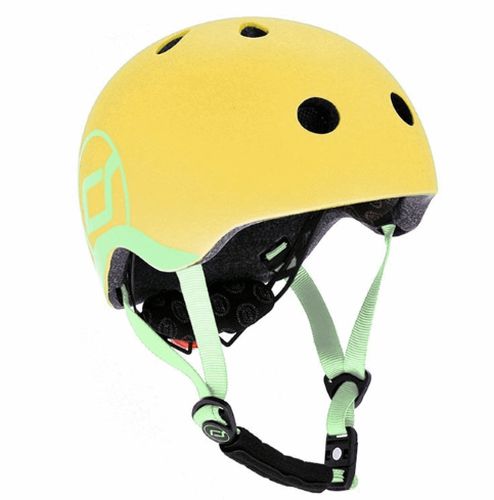 ScootandRide Kask Standard XXS-S dla dzieci 1-5 lat - Lemon