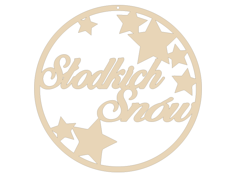 Obręcz koło do łapacza snów, makramy Słodkich Snów z gwiazdeczkami 30cm