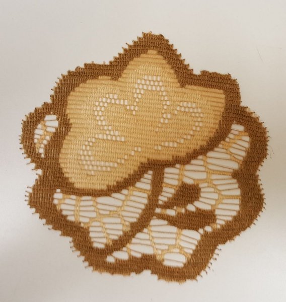 Serwetka ozdobna (komplet 6szt) rozmiar 15cm wz. kwiat