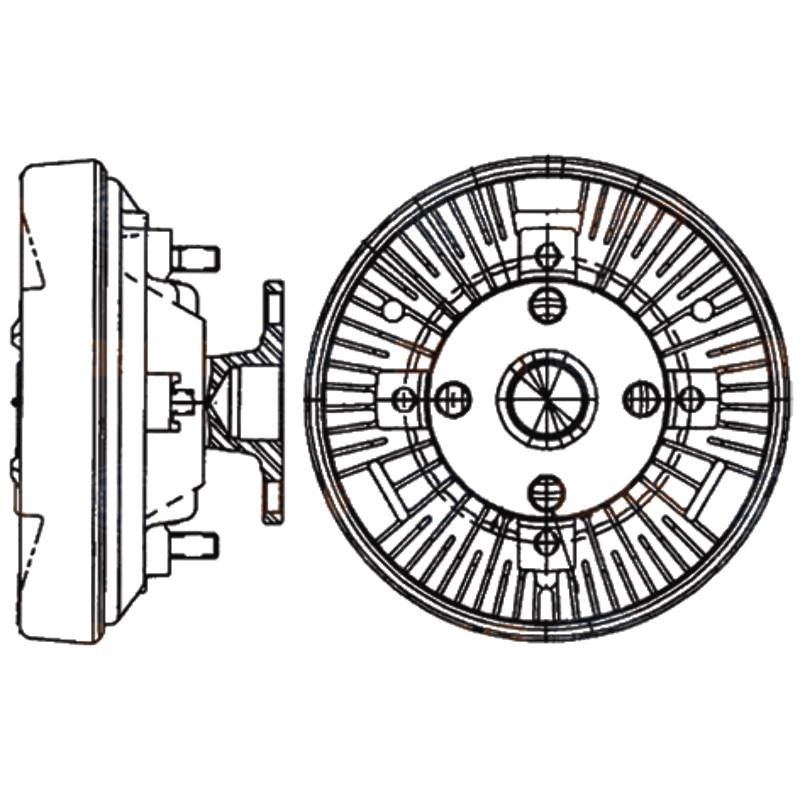 MAHLE Sprzęgło wiskotyczne John Deere AL81448