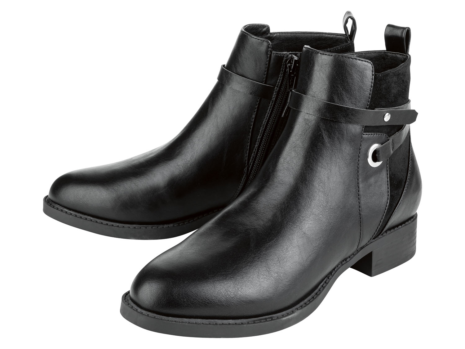 esmara Botki damskie z wyściółką Czarny, 36