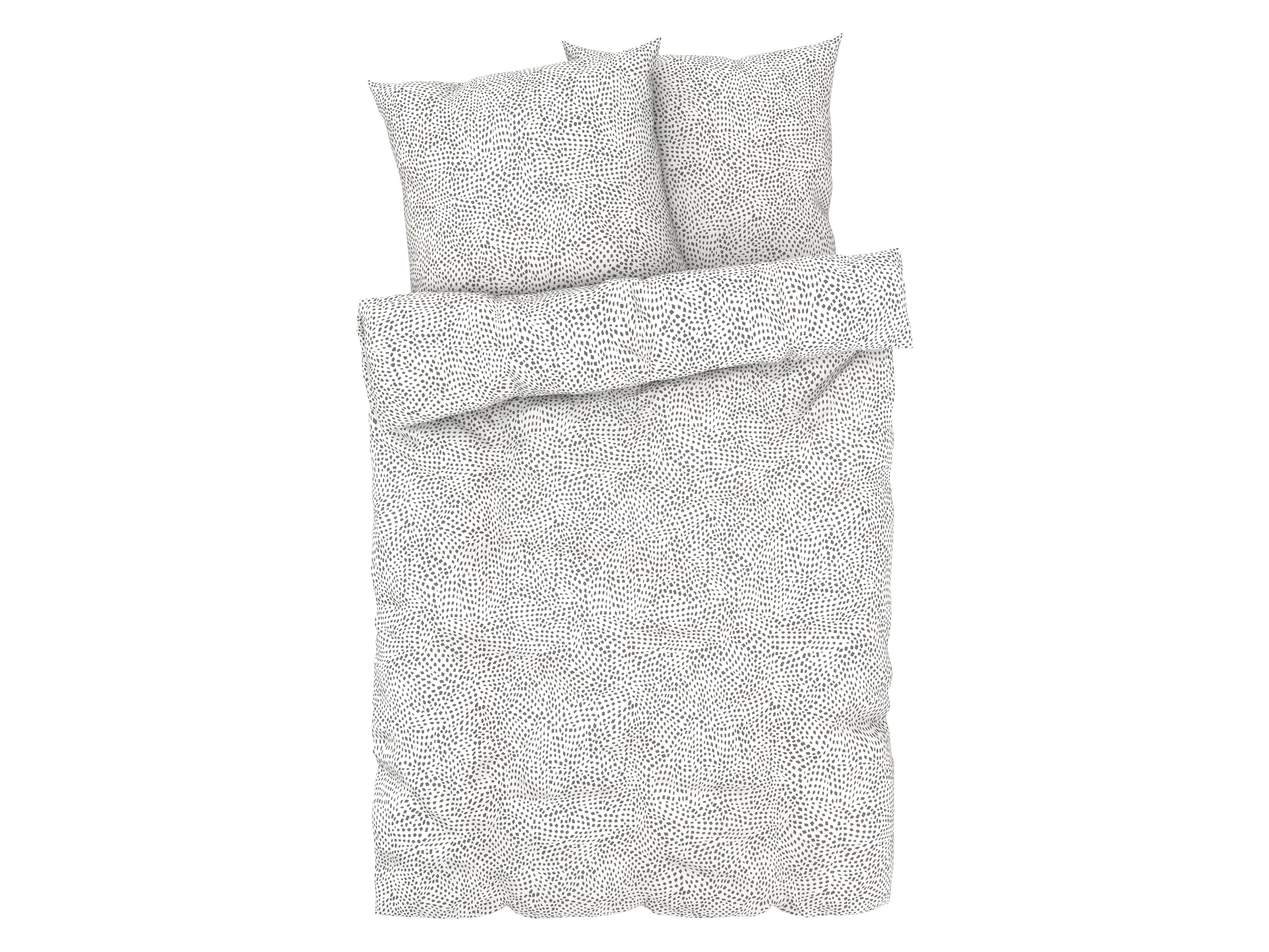 Livarno home Pościel satynowa z mikrofibry, 220 x 200 cm Jasnoszary