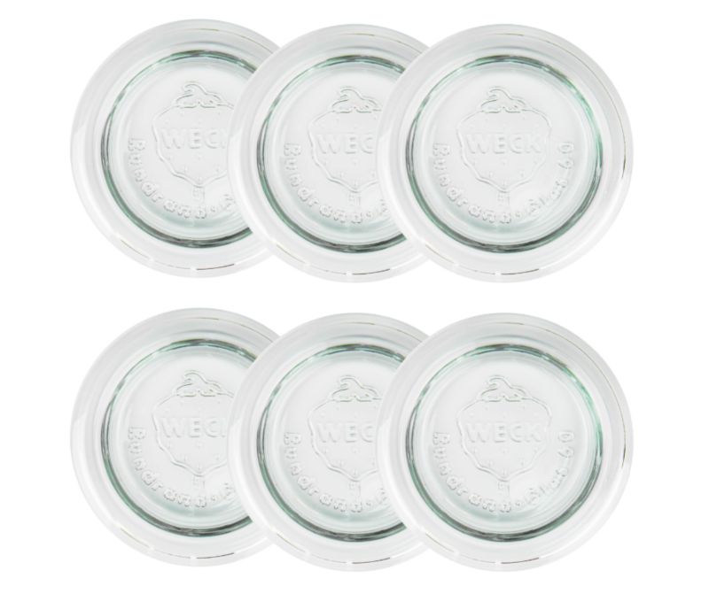 Szklane wieczka MODO24 Weck pokrywki 60 mm 6 szt.