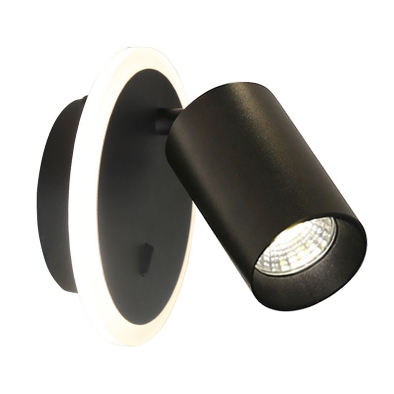 Spot reflektor natynkowy Light Prestige PARMA czarny 2xGU10x5W wym:14x14x14cm IP20 -1 szt.