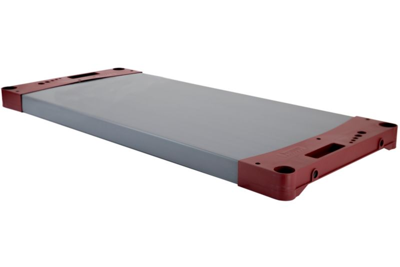 Półka do regału jupiter MODO24 eco 97 proc. recyklingu 110 x 46 cm boczki czerwone 1 szt.