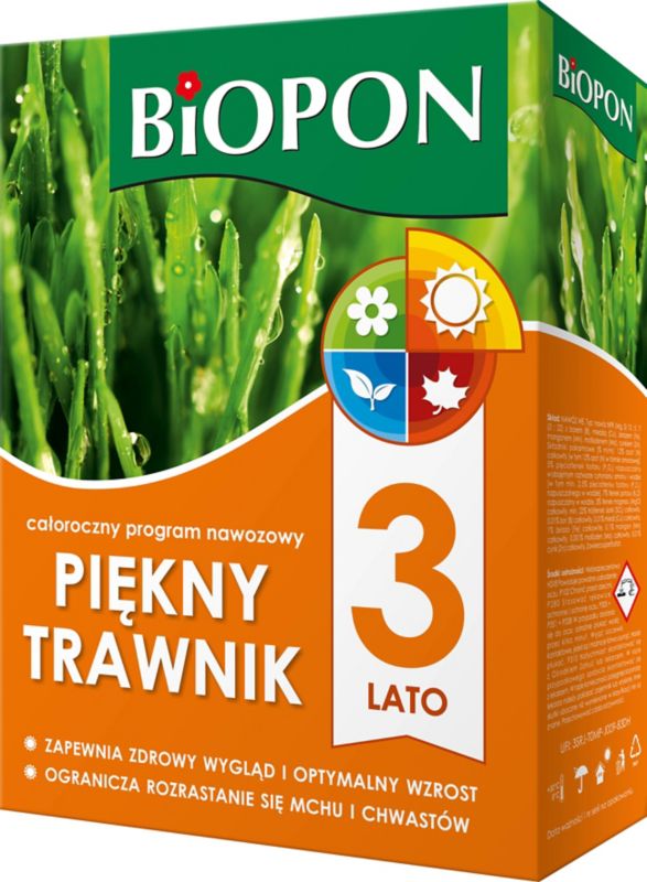 Nawóz Biopon Piękny Trawnik Lato 2 kg