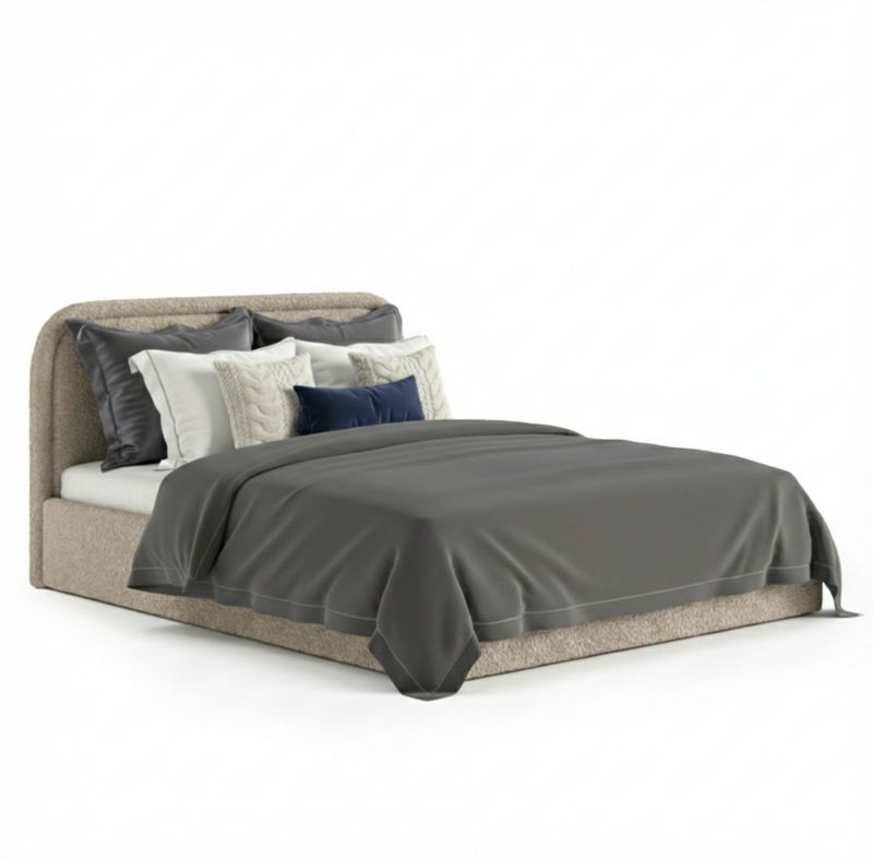 Łóżko Tapicerowane MAJESTY 140x200 Stelaż Pojemnik Na Pościel Loop 03 1 szt.