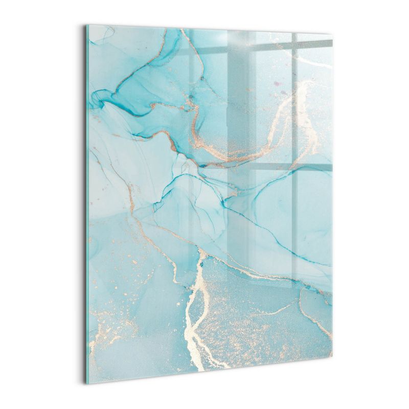 Foto Obraz Ścienny Szklany Wallfluent 60x80 cm Dekoracyjny marmur 1 szt.
