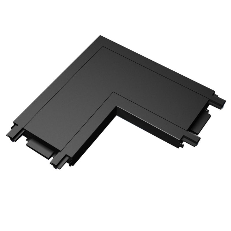 Łącznik MasterLED Luxo 48V szyna natynk typ L czarny 1 szt.