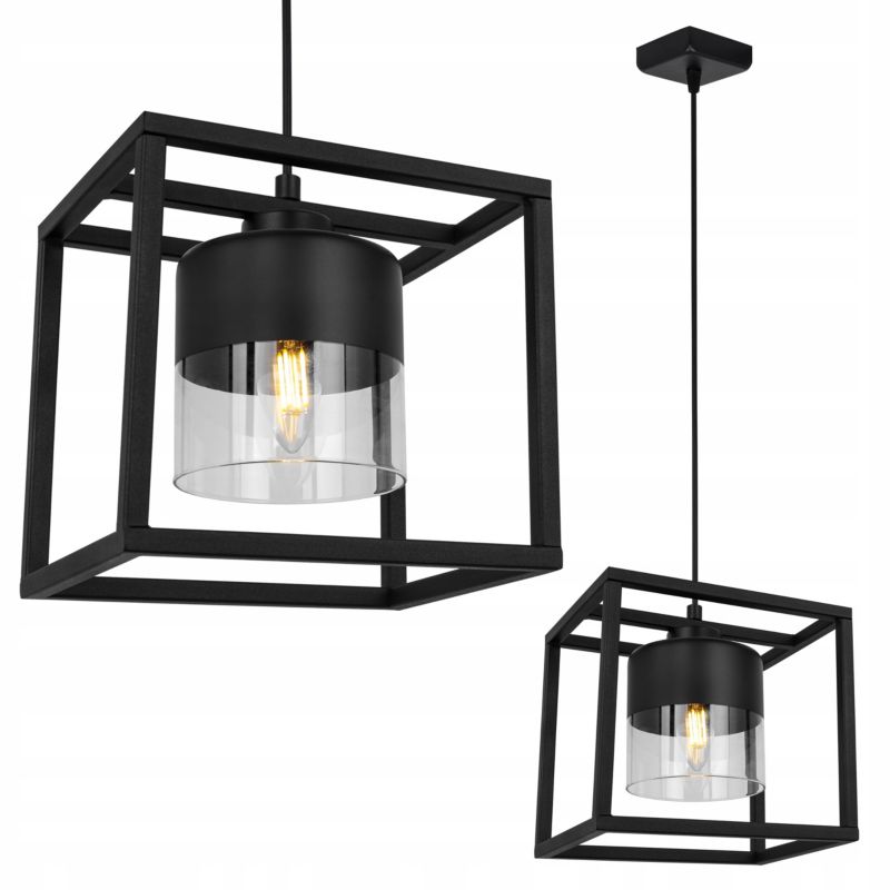 Lampa sufitowa wisząca Light Home LH Roma Cage 1x E27 60W bezbarwny 1szt