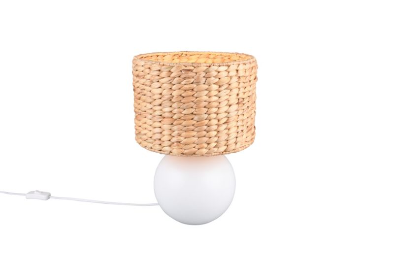 Lampka stołowa Trio Vina biało-brązowa 1 x E27 x 40W IP20 wym: 40 x 28 x 28 cm ceramika - 1 szt.