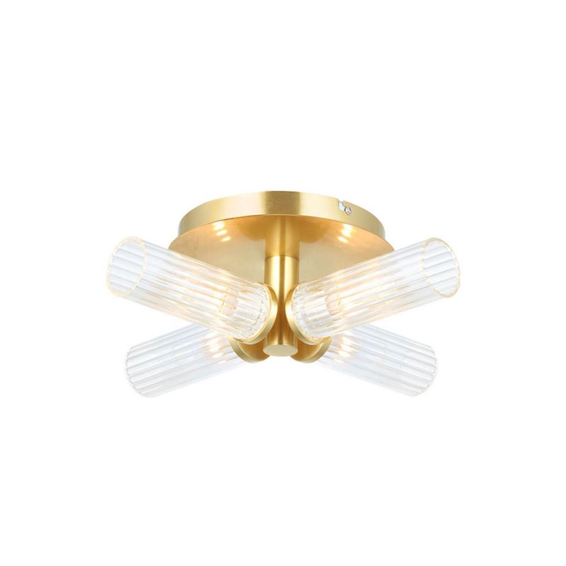 Lampa wisząca Endon TALO satynowa mosiężna 4xG9x15W IP44 wym:10,8x35x35cm - 1 szt.