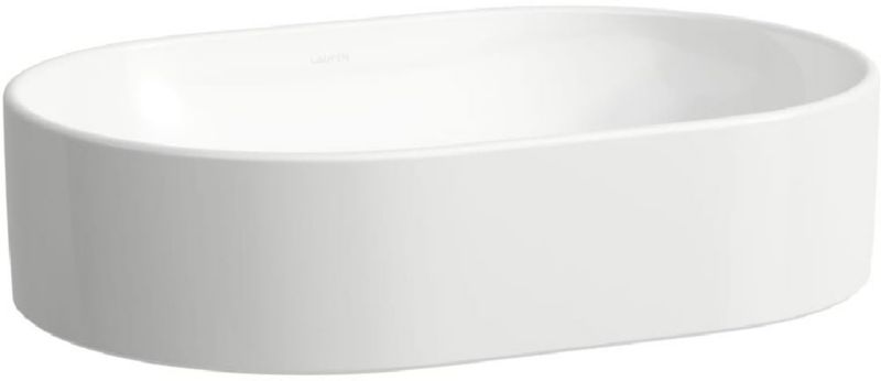 Umywalka Laufen Savoy owalna 55x38cm nablatowa biała ceramika 1 szt.