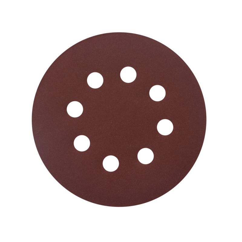 Krążek na rzep Mac Allister 125 mm P320 z otworami 5 sztuk