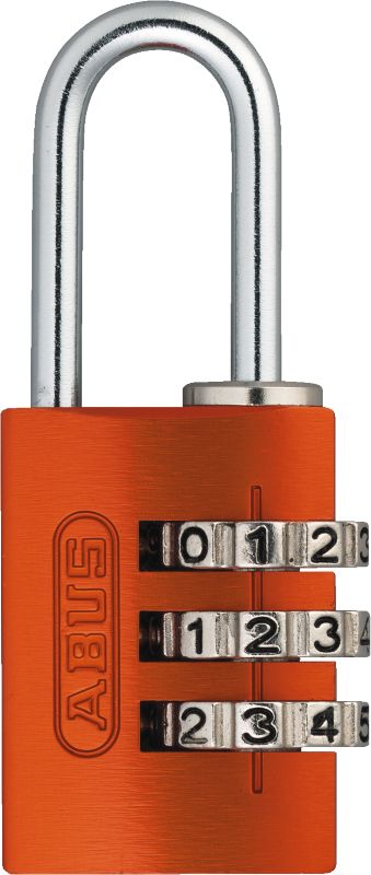 Kłódka szyfrowa Abus 20 mm 724/20 aluminium pomarańczowa