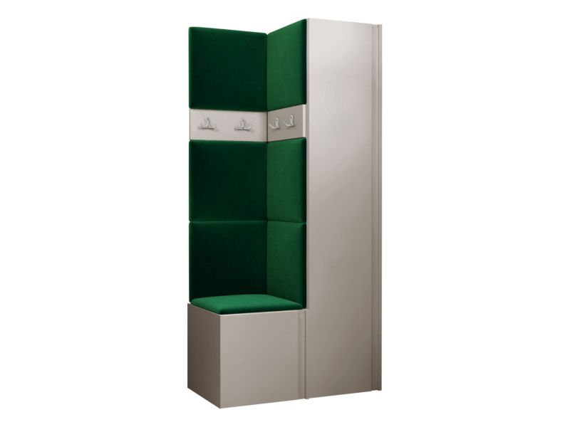 Garderoba MIRJAN 24 Orion XXIV kaszmir + butelkowa zieleń 1 kpl.