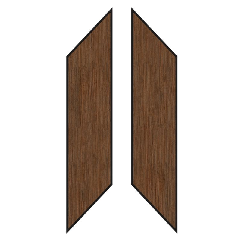 Panel frezowany Max-Stone JUMPER P+L 78 x15,9 Orzech kompl 2 szt.