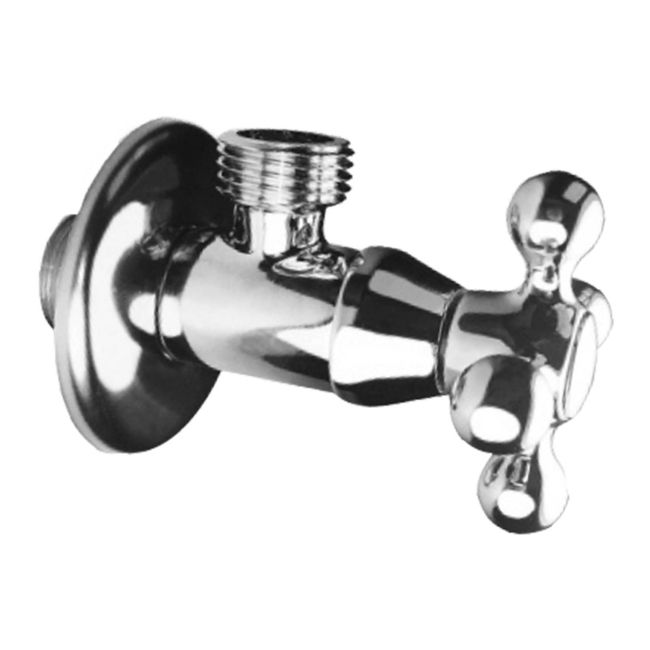 Zawór kątowy z głowicą ceramiczną Idmar Group 1/2" x 1/2" typ retro