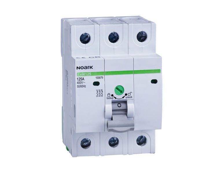 Rozłącznik Noark izolacyjny z zamkiem 3P 100A Ex9I125 100878 1szt.