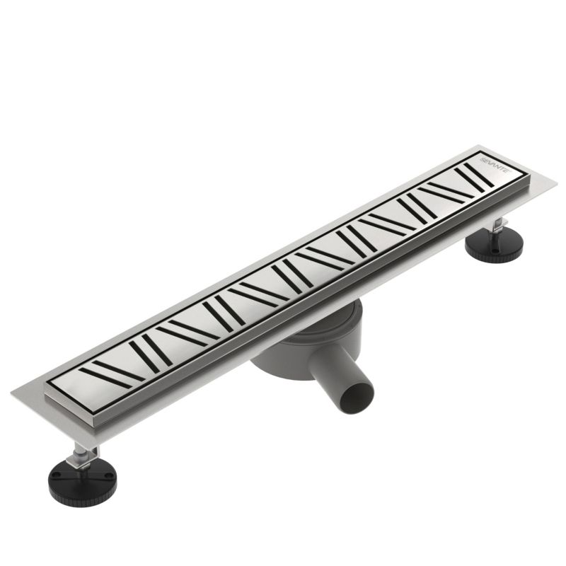 Odpływ liniowy obrotowy SEVANTE z maskownicą WK188 80 cm inox FLAT 1szt.