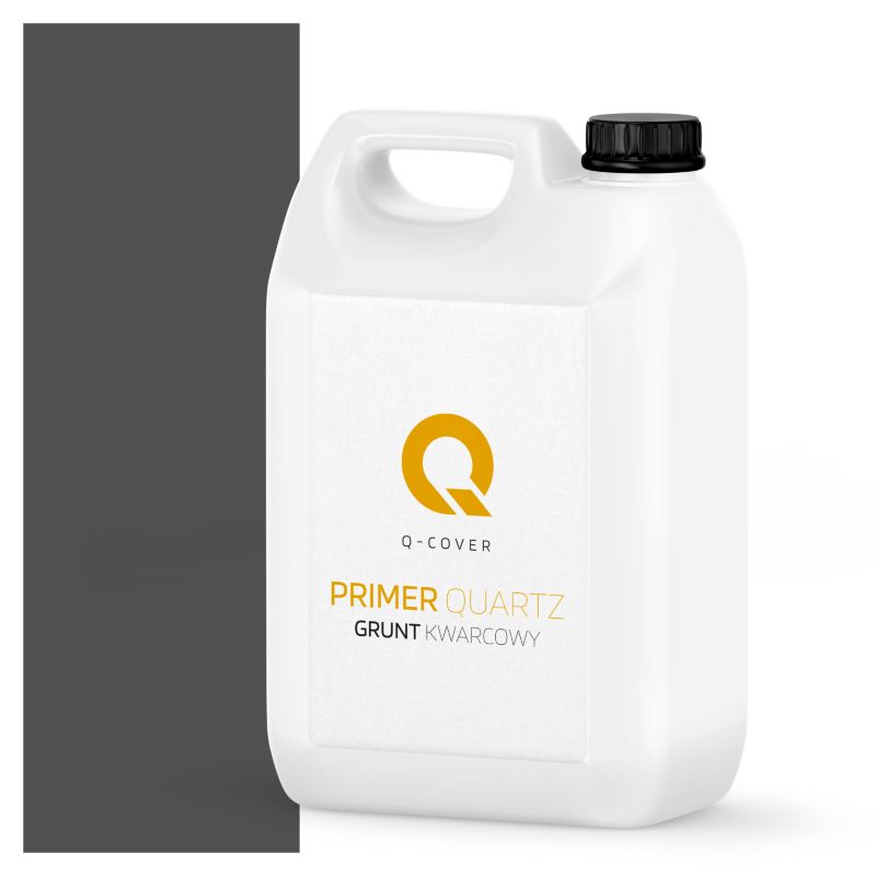 Grunt Kwarcowy pod Tynk Dekoracyjny Q-Cover Ciemnoszary D915 3kg