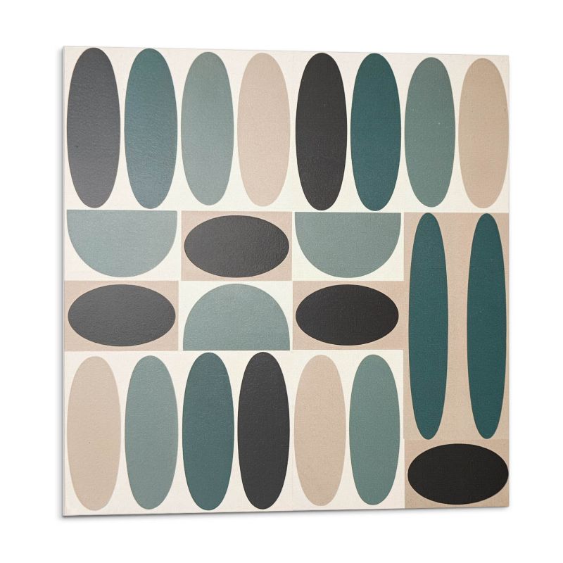 Kafelki samoprzylepne Wallfluent 30x30 cm Dynamiczne owalne motywy graficzne 9 szt.